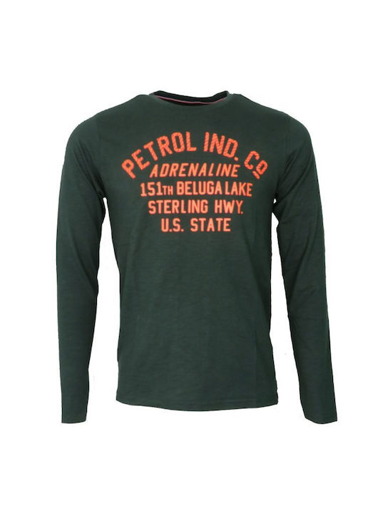 Petrol M-3000-TLR606 8089 Men's T-shirt Green Cypress Green