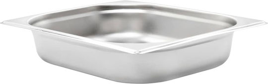 vidaXL Σκεύος Gastronorm Ανοξείδωτο GN1/2 με Βάθος 65mm