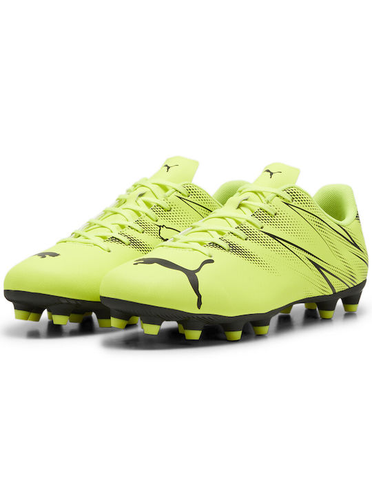 Puma Attacanto FG/AG Χαμηλά Ποδοσφαιρικά Παπούτσια με Τάπες Κίτρινα