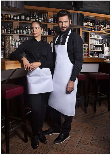 Karlowsky Șorț Barista / Barman Corp întreg Alb