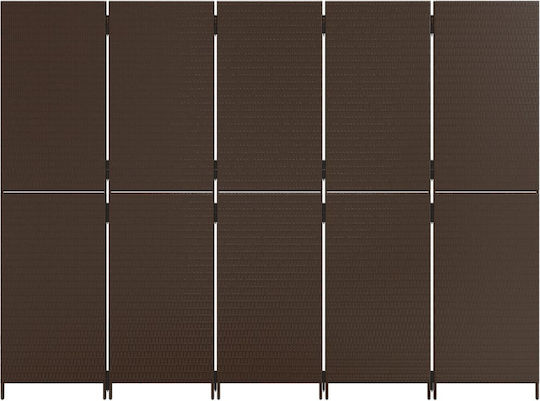 vidaXL Διακοσμητικό Παραβάν από Καμβά 245x180cm