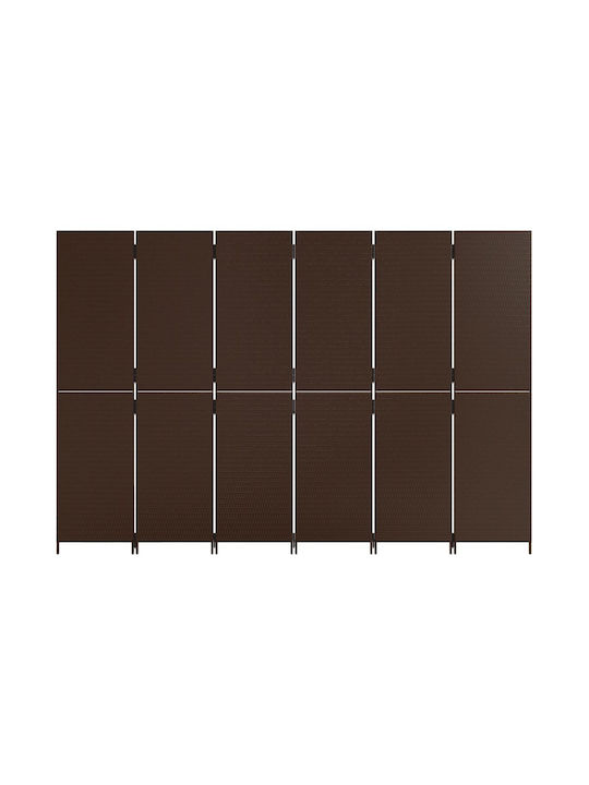 vidaXL Dekorativer Raumteiler aus Leinwand 294x200cm