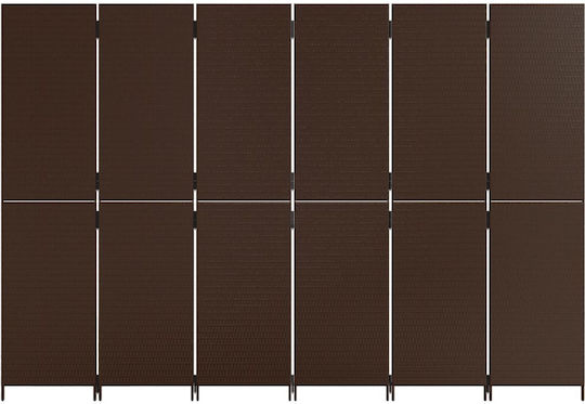 vidaXL Dekorativer Raumteiler aus Leinwand 294x200cm