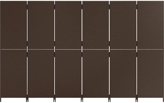vidaXL Decorative Room Divider made of Canvas 294x180cm