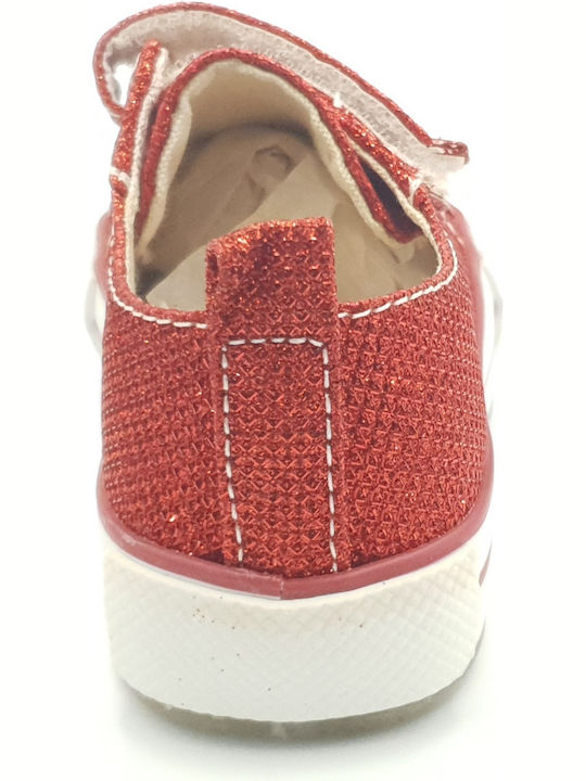 Richy Kids Kinder-Sneaker Anatomisch mit Klettverschluss Rot