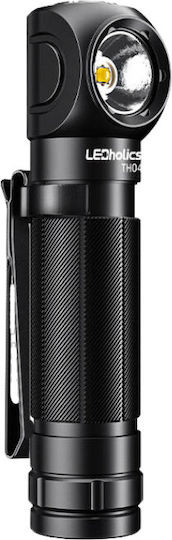 Ledholics Wiederaufladbar Taschenlampe LED IP43 mit maximaler Helligkeit 600lm