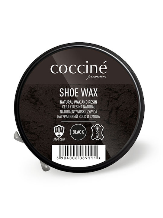 Coccine Polish Wax Coccine Black Luciu pentru Încălțăminte din piele 50ml