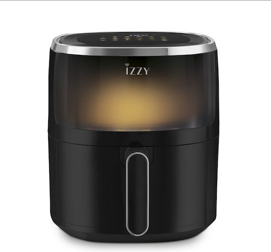 Izzy Digital Air Fryer 4.5Lt Ceramic with Window IZ-8222 Air Fryer 4.5lt Black