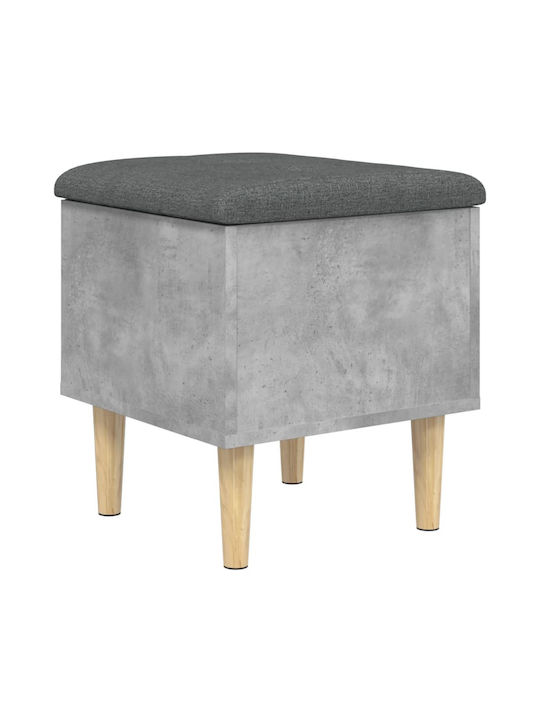 Hocker Für das Wohnzimmer Mit Stauraum Hölzernes Grey 42x42x46cm