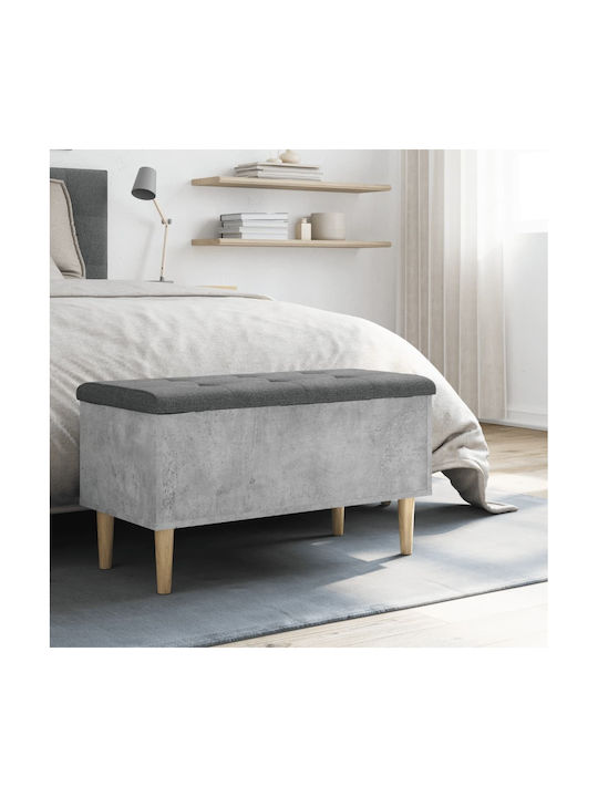 Hocker Bankhocker Mit Stauraum Hölzernes Gray 82x42x46cm