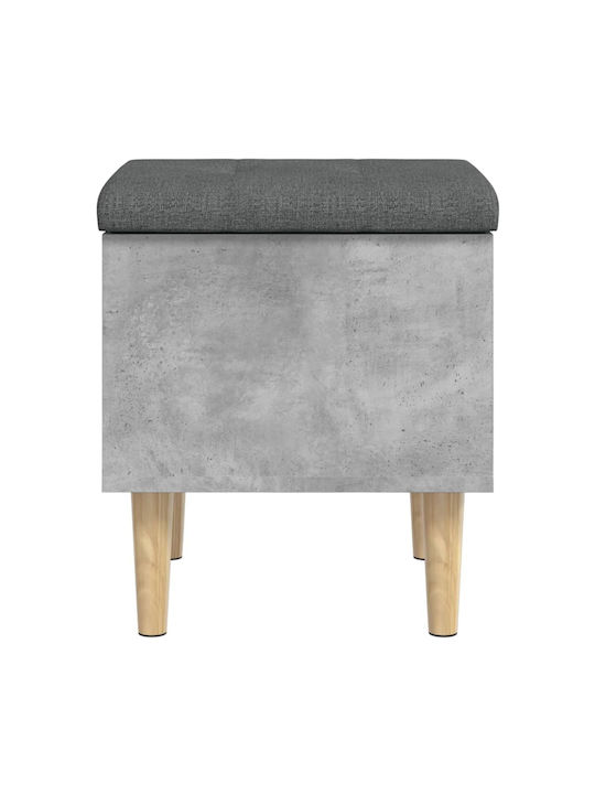 Hocker Für das Wohnzimmer Mit Stauraum Hölzernes Gray 42x42x46cm