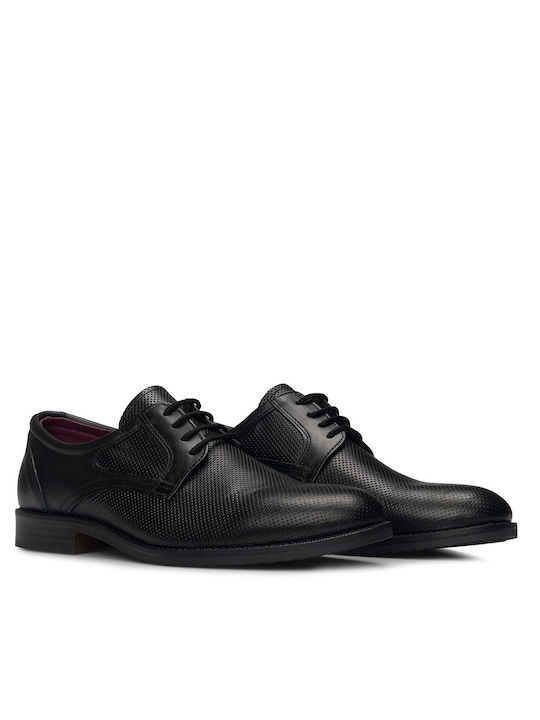 Antonio Shoes Leder Herrenschuhe Schwarz