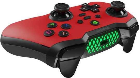 Genesis Mangan 400 Wireless Gamepad for Android / PC / Switch Red