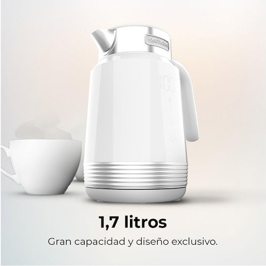 Cecotec Thermosense 600 Touch Βραστήρας 1.7lt 2200W Λευκός