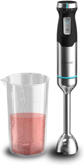 Cecotec Power Pulsar 2300MAX Handmixer mit Inox Stab 1500W Silber