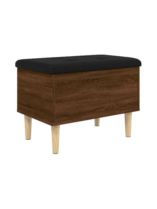 Stool For Living Room With Storage Space Wooden Coffee 62x42x46cm