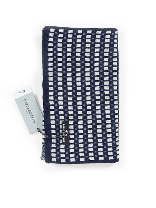 Dario Beltran Men's Scarf Navy Blue