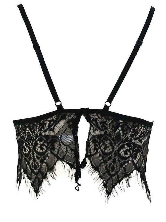 Merry See Women's Bralette Bra Black