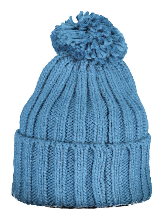 Squola Nautica Italiana Beanie Unisex Σκούφος Πλεκτός σε Μπλε χρώμα