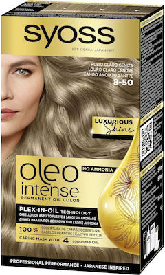 Syoss Oleo Intense Set Hair Dye no Ammonia 8.50 Blonde Light Chantre 50ml