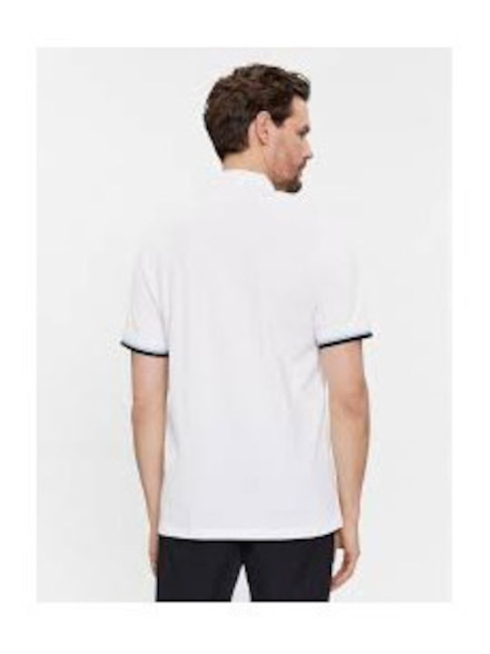 Karl Lagerfeld Men's Short Sleeve Blouse Polo White