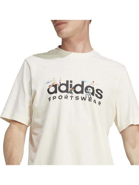 adidas Fit IM8305 Men's Blouse Beige