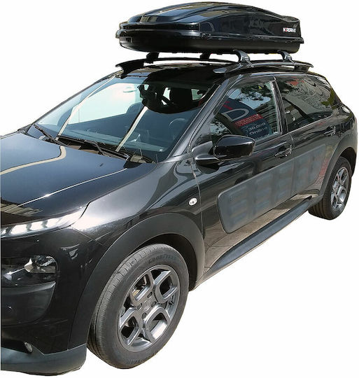 Nordrive Bare de Acoperiș Metal pentru Citroen C4 Cactus (Set cu picioare)