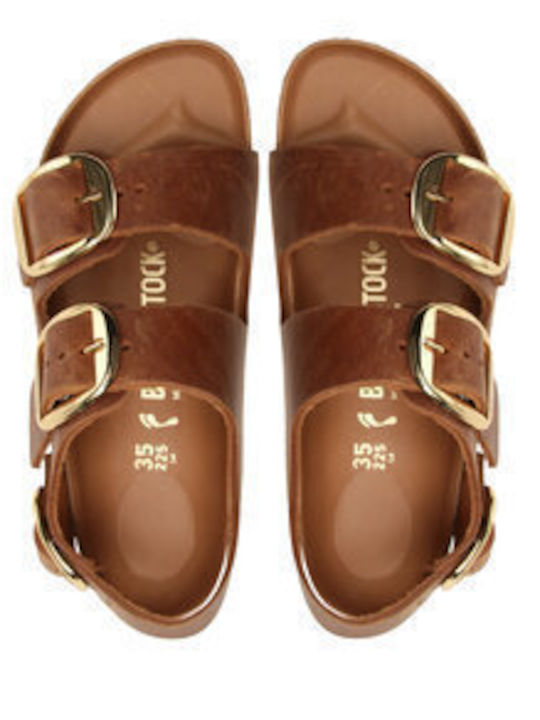 Birkenstock Γυναικεία Σανδάλια σε Καφέ Χρώμα Narrow Fit