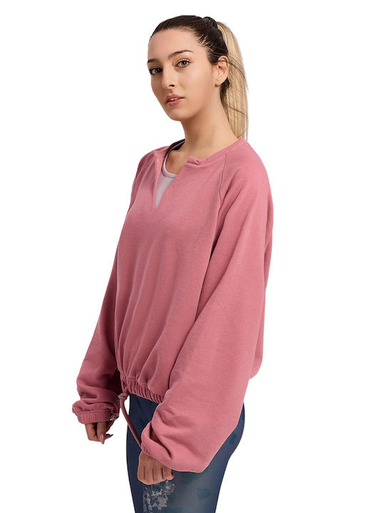 Zero Level Women's Hooded Sweatshirt Pink