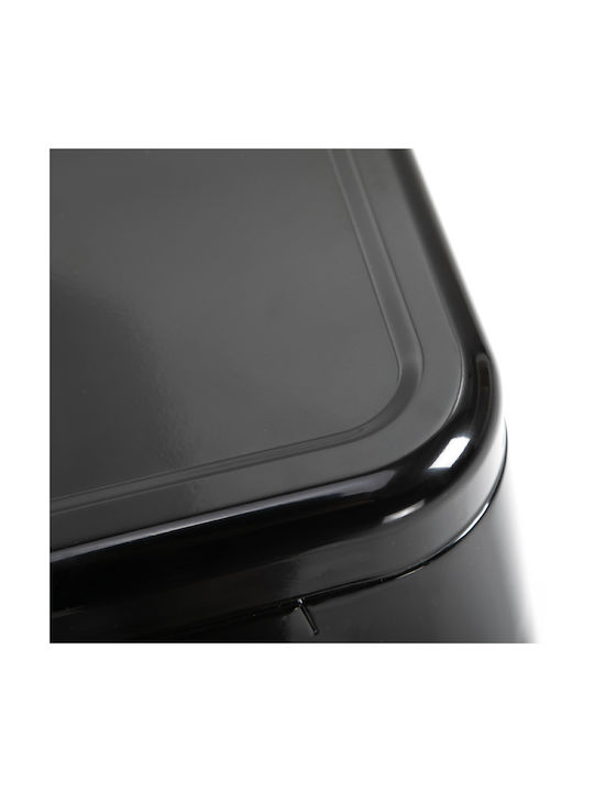 Stool Bar Metallic Black 4pcs 43x43x76cm