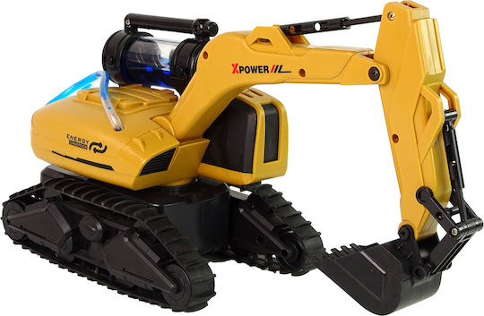 Lean Toys Remote Controlled Радиоуправляем Багер Жълт