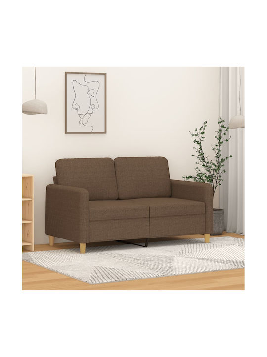 Cu două locuri Canapea Maro 138x77x80cm.
