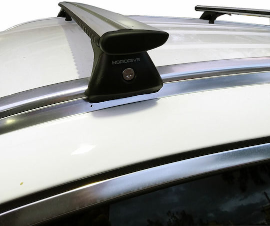 Nordrive 120cm. for Cars with Factory Bars (with Roof Rack Legs) Silver