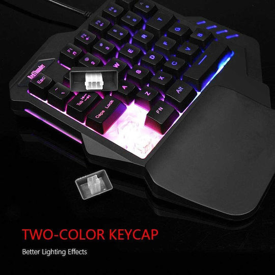 RedThunder‎ G30-C Οπτικό Gaming KeyPad με Μεμβράνης διακόπτες και RGB φωτισμό & Ποντίκι (Αγγλικό US)