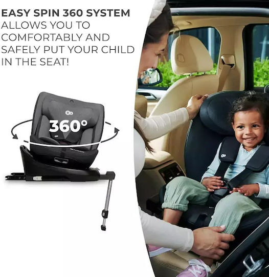 Kinderkraft i-360 Baby Car Seat i-Size with Isofix Grey 0-36 kg