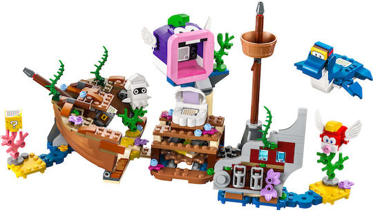 LEGO Super Mario Dorrie's Versunkene Schiffswrack Abenteuer Erweiterungsset für 7+ Jahre 500 Stück