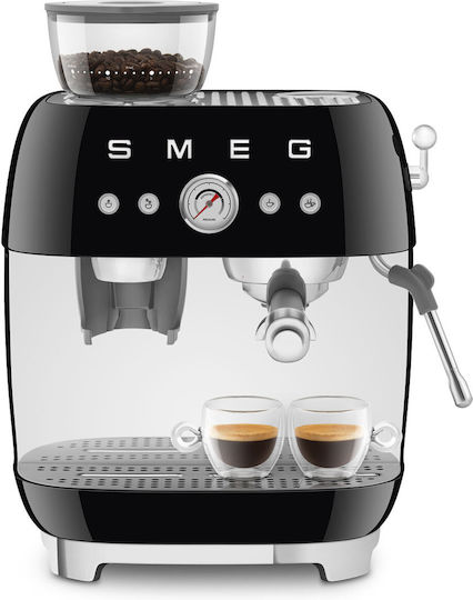 Smeg Automat de Espresso 1650W Presiune 15bar Neagră EGF03BLEU