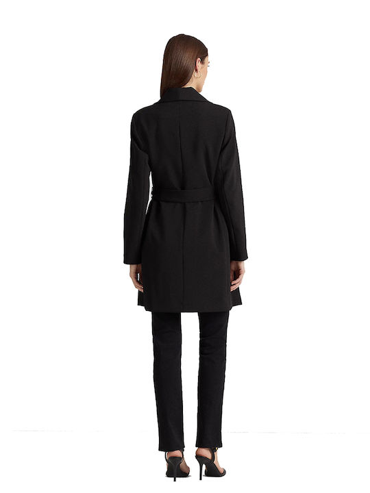 Ralph Lauren Women's Midi Coat Black