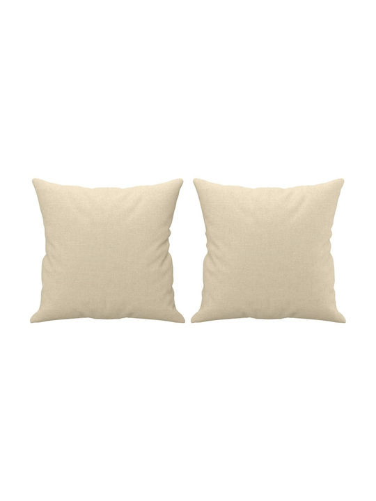 Living Room Furniture Set 3-Seater & 2-Seater Beige