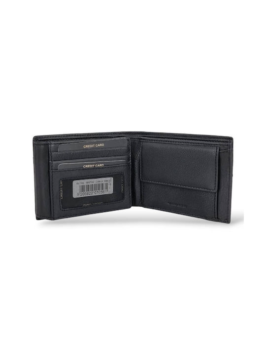 Diplomat Men's Leather Wallet with RFID Black