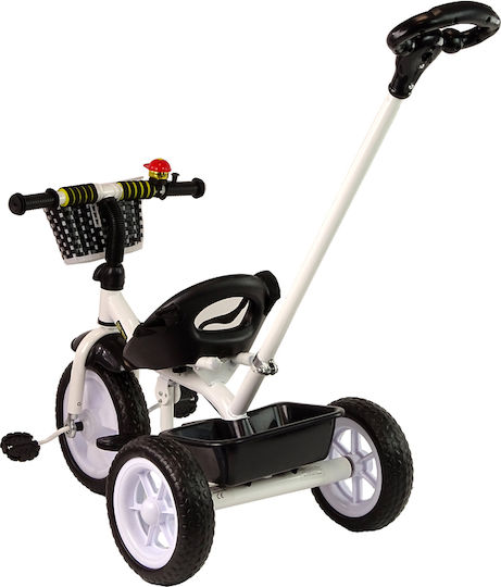 Tricycle Μετατρεπόμενο με Χειρολαβή Γονέα Μαύρο