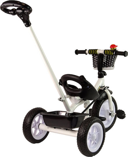 Tricycle Μετατρεπόμενο με Χειρολαβή Γονέα Μαύρο