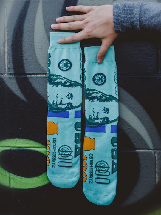 Odd Sox Federal Reserve Knit Чорапи Green 1Пакет