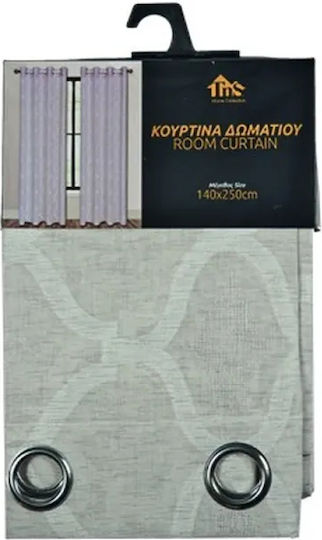 TnS Turquoise Grommet Curtain 140x250cm