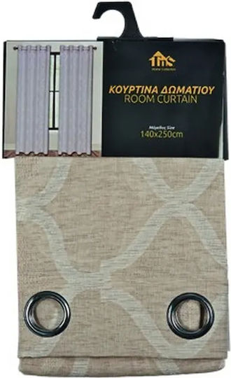 TnS Turquoise Grommet Curtain 140x250cm
