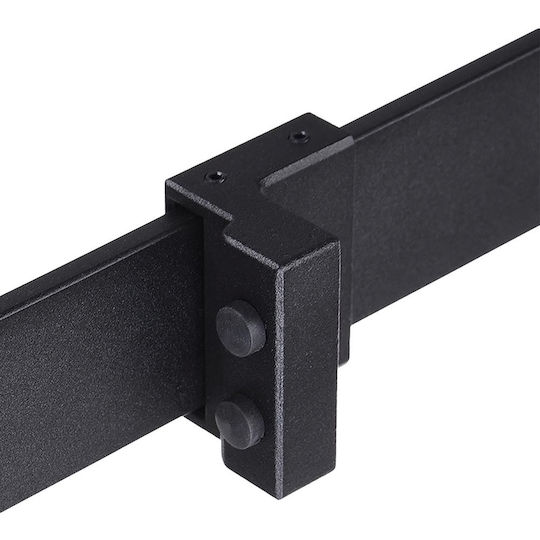 HomCom Mecanism Pentru Ușă Glisantă 200cm Negru