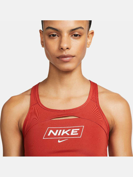 SWOOSH Γυναικείο Μπουστάκι Πορτοκαλί