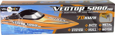 Km H Remote Controlled Speedboat in Yellow Color