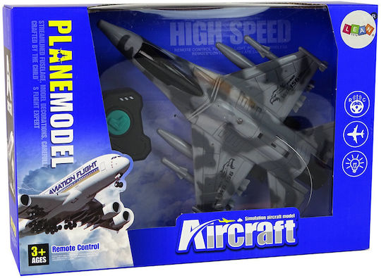 Lean Toys Jet Ferngesteuertes Flugzeug Gray