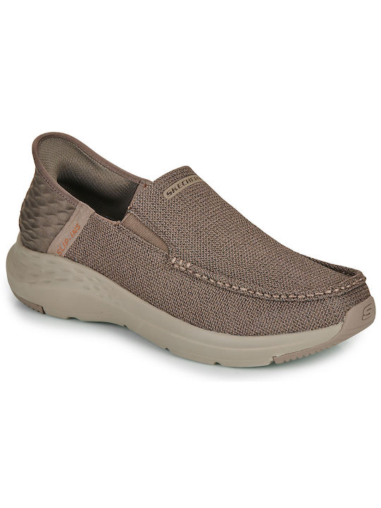 Skechers Мъжки Slip-On Кафяв